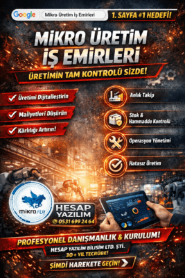 Mikro Üretim İş Emri nedir