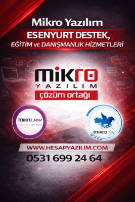 Mikro Yazılım Esenyurt Destek Eğitim ve Danışmanlık Hizmetleri