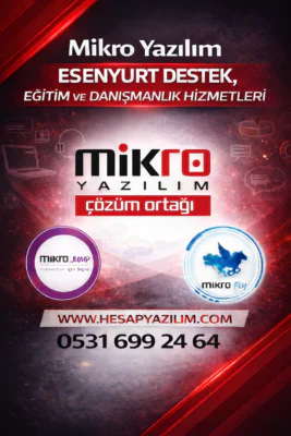 Mikro Yazılım Esenyurt Destek Eğitim ve Danışmanlık Hizmetleri