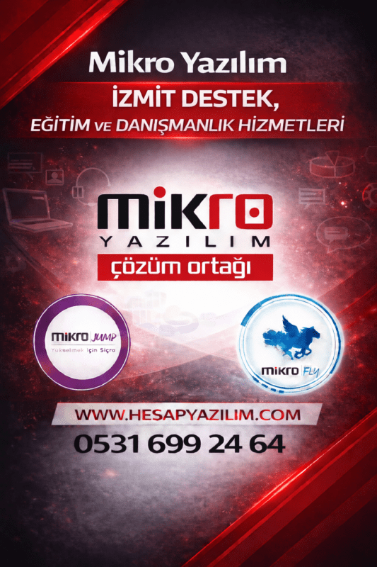Mikro Yazılım İzmit Destek Eğitim ve Danışmanlık Hizmetleri