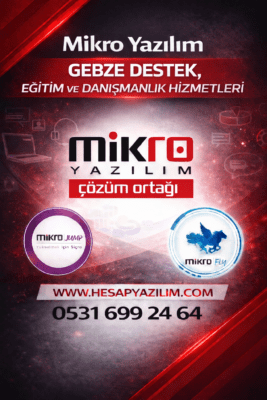 Mikro Yazılım gebze Destek Eğitim ve Danışmanlık Hizmetleri