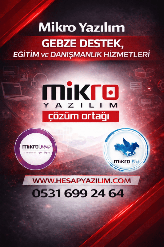 Mikro Yazılım gebze Destek Eğitim ve Danışmanlık Hizmetleri