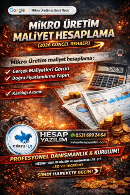mikro üretim programı kontrol