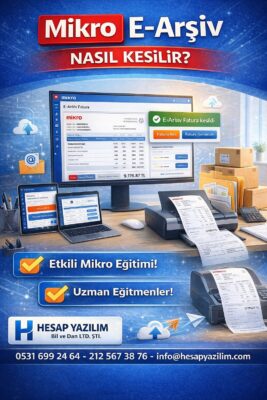 mikro e-arşiv nasıl kesilir