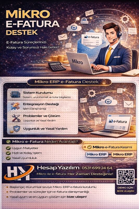 mikro e-fatura destek