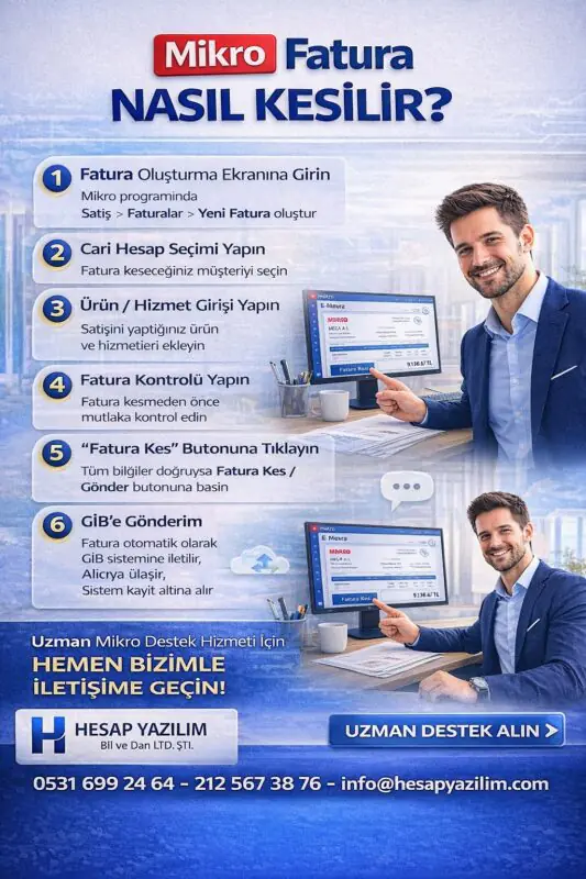 mikro fatura nasıl kesilir