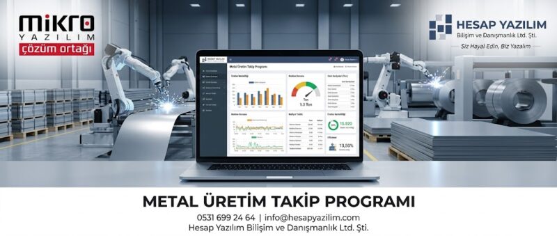 mikro yazılım metal üretim takip programı