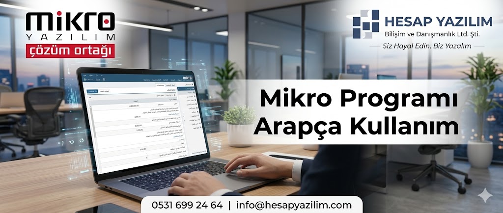 mikro yazılım programı arapça kullanım