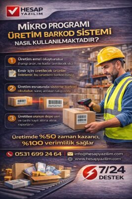 mikro programı üretim barkod sistemi nasıl kullanılmaktadır
