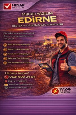 mikro yazılım edirne destek ve danışmanlık hizmetleri