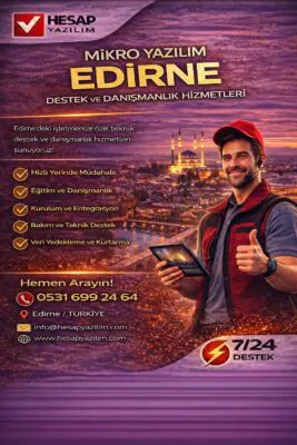 mikro yazılım edirne destek ve danışmanlık hizmetleri