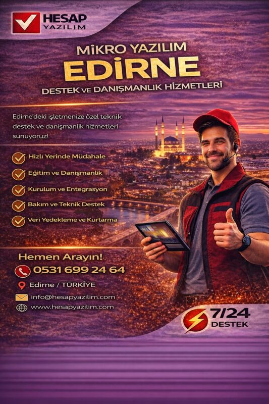 mikro yazılım edirne destek ve danışmanlık hizmetleri